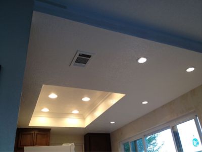 professional kitchen lighting installation